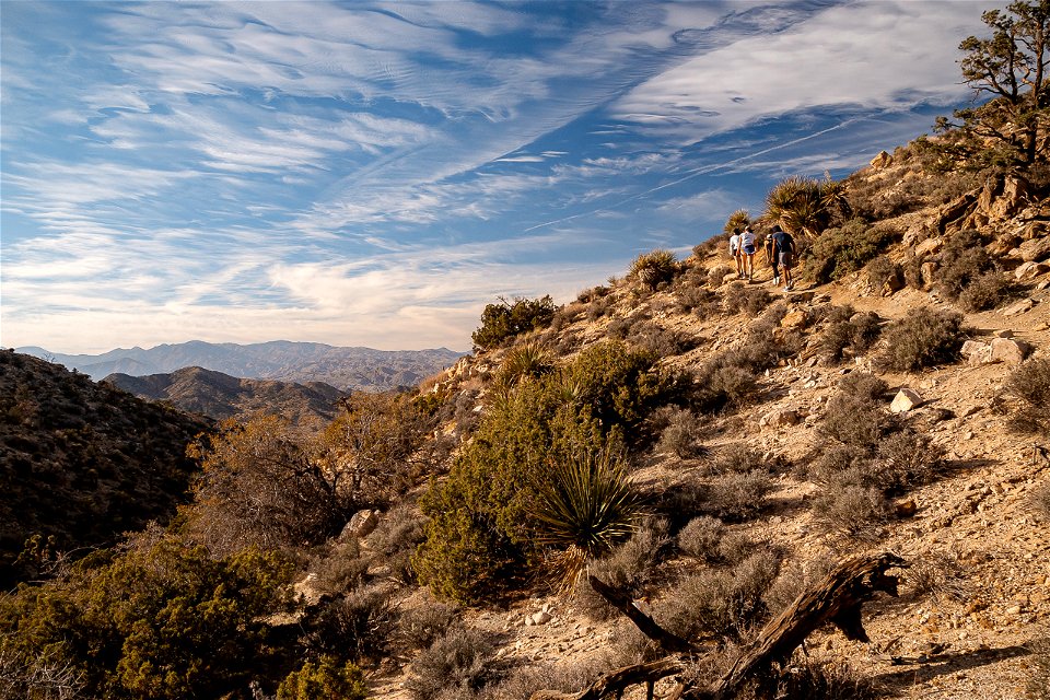 Hikers on Hi-View Trail