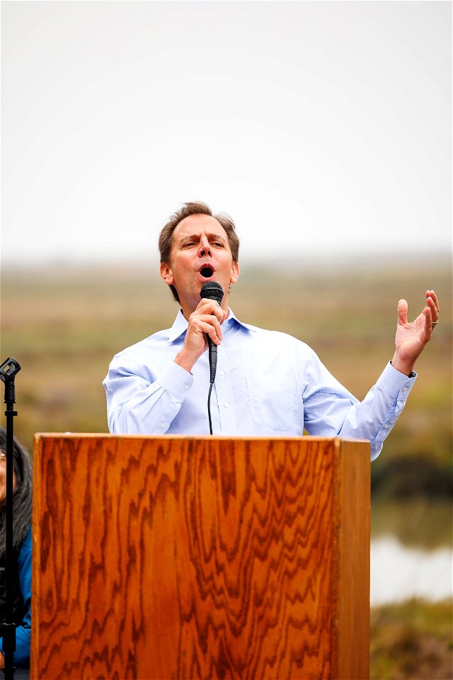 Regional director speaks during opening ceremony photo