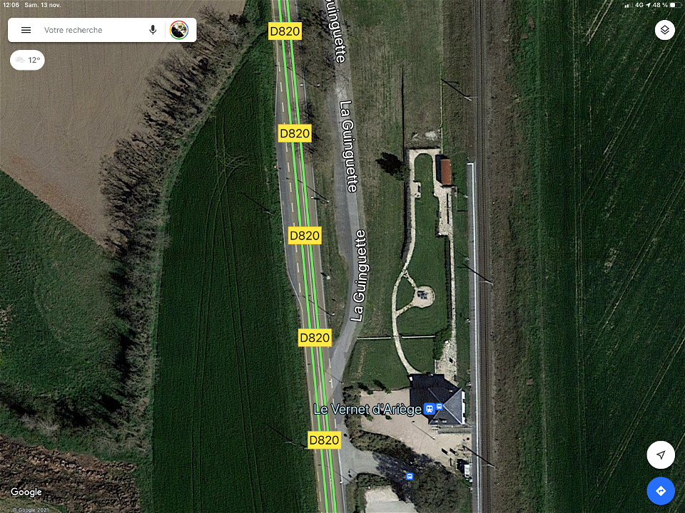 Gare du Vernet (Google Maps)