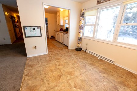 Housing improvement project goal 2: before dining room