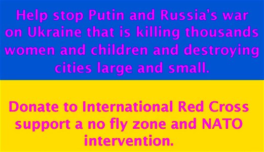 Save Lives, Save Freedom , Save Ukraine