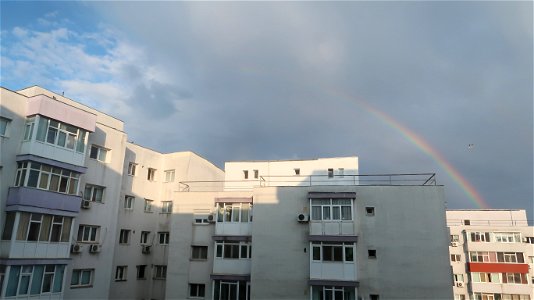 rainbow in abrud str (5) photo