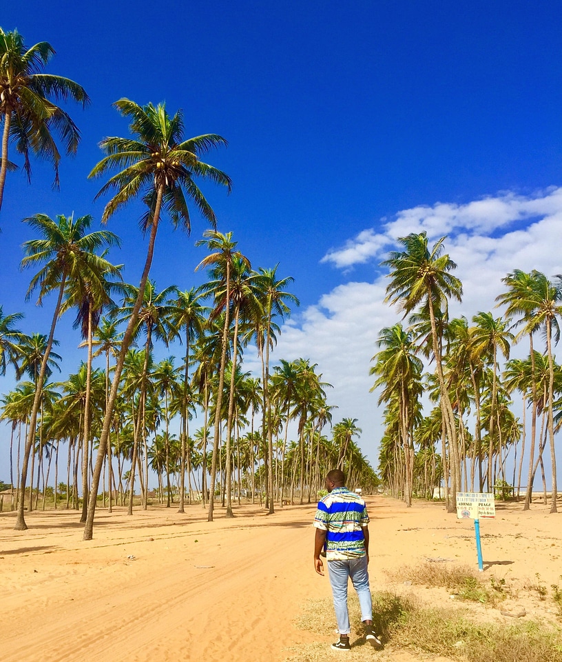 Tropical sand beach