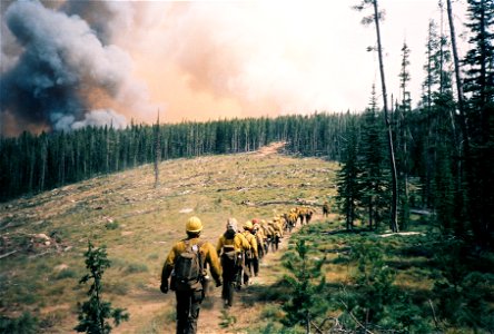 Butte Fire in Idaho, 1985 photo