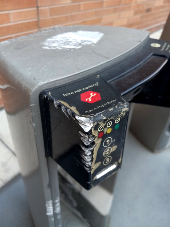 beat-up bikeshare cassette