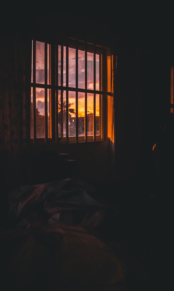 Sunset still life bedroom
