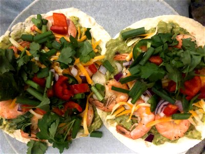 Loaded Shrimp Tacos