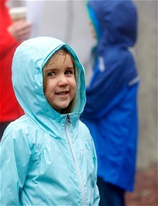 Child in the Rain photo