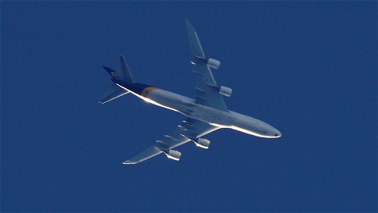 Boeing 747-8F N605UP United Parcel Service (UPS) - Delhi to Cologne (32900 ft.)