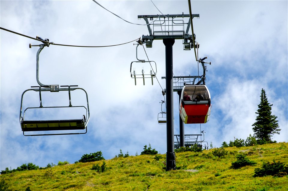 Riding up the Mountain