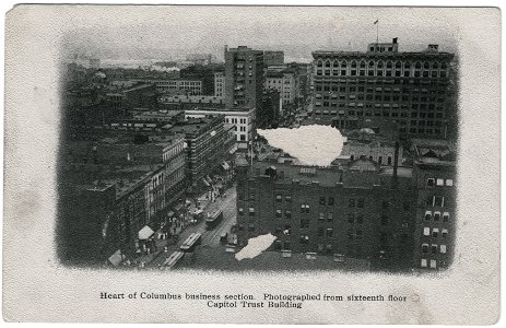 Heart of Columbus business section, Columbus, Ohio (1900s) photo
