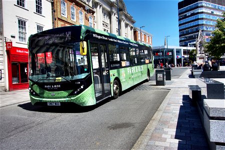 SN67WUU Maidstone Park & Ride on X1 Kings Hill.