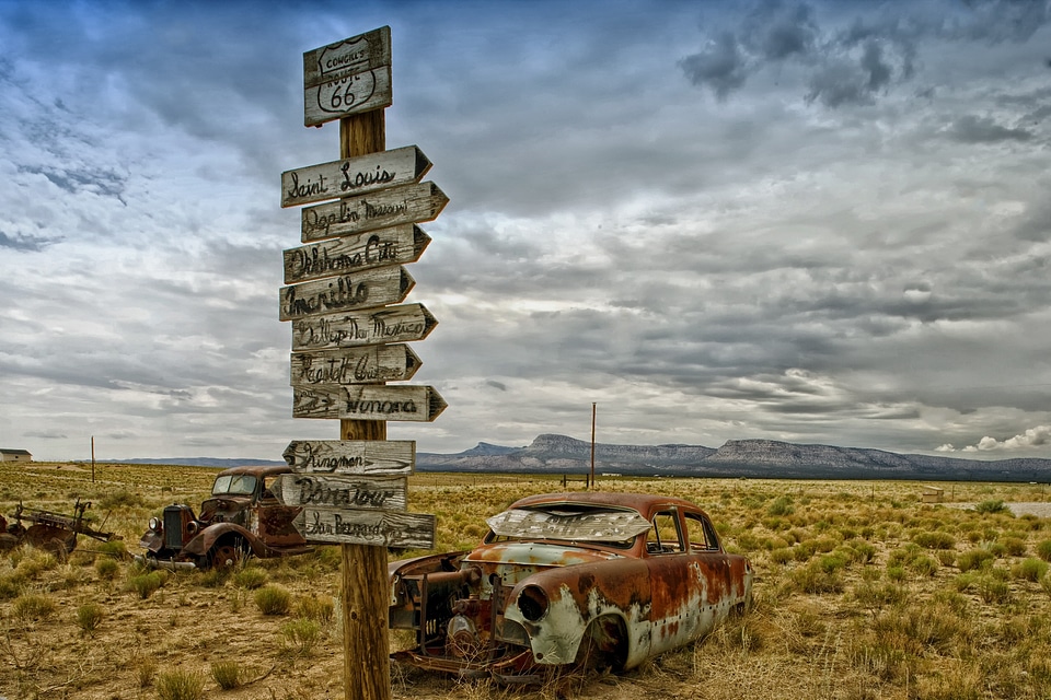 Scenic signs desert