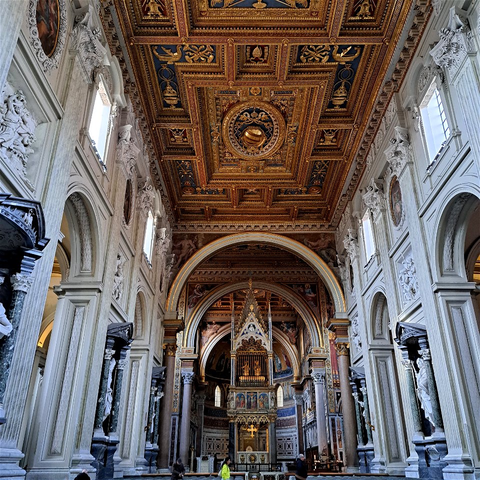 Nave San Giovanni in Laterano Rome Italy