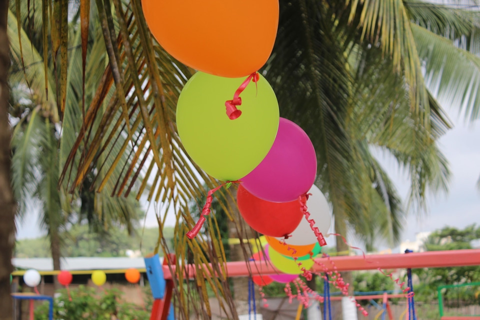 Ballon decoration feast