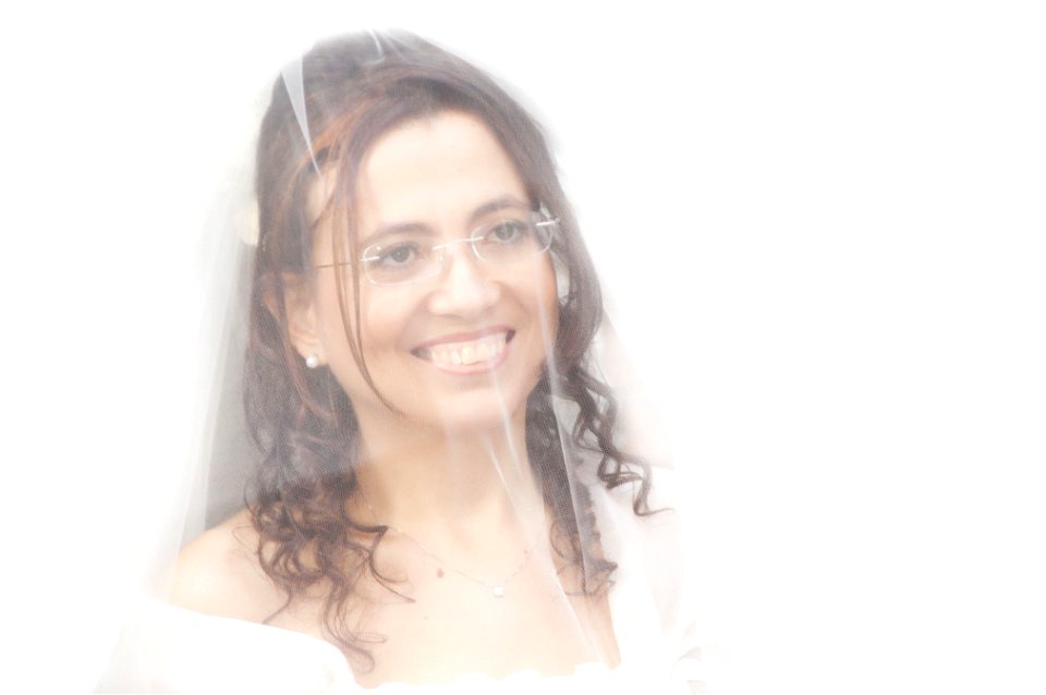 High key bride portrait - Creative Commons by gnuckx photo