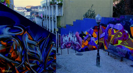 Street art in Lisbon photo