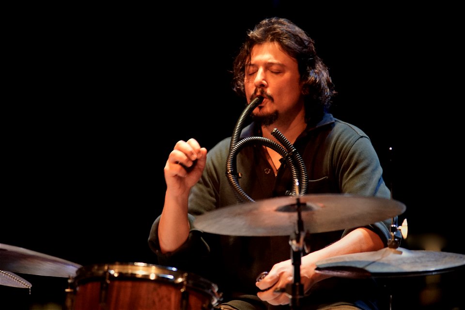 Vinny Golia Trio 2 februari 2017 BIM Amsterdam - Christiano Calcagnile