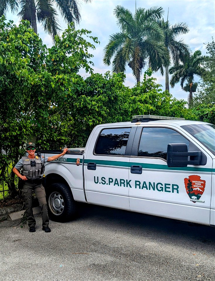 Law Enforcement Ranger with Truck