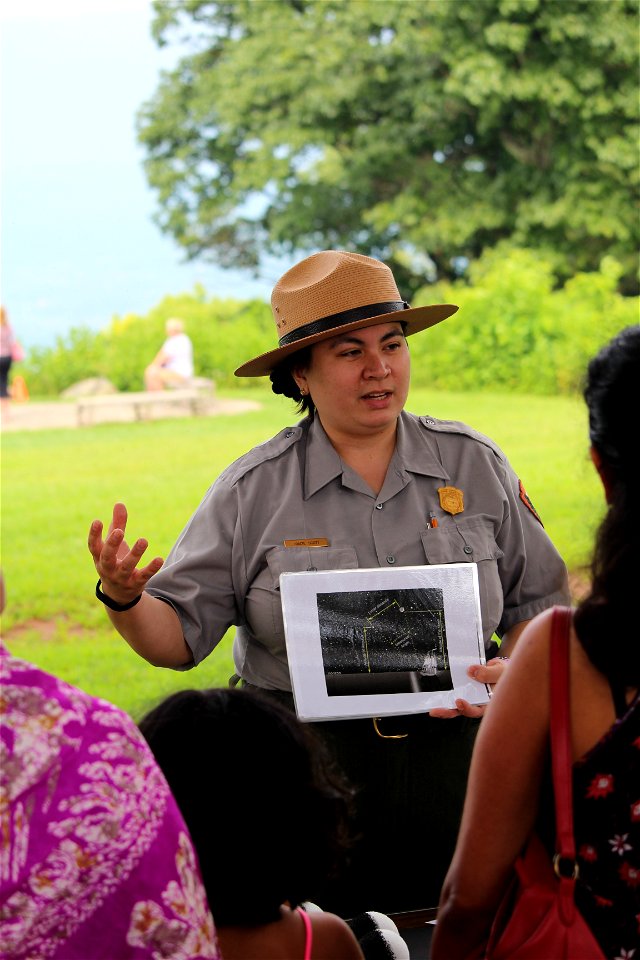 Ranger Tracie Gives a Night Sky Festival Presentation photo