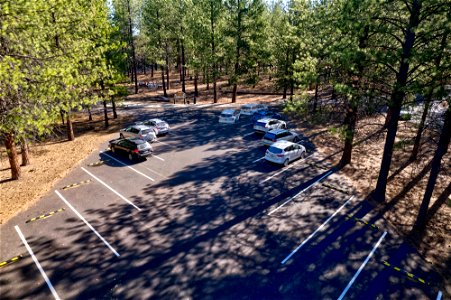 Newberry National Volcanic Monument Parking Lot, Deschutes National Forest, Great American Outdoors Act photo
