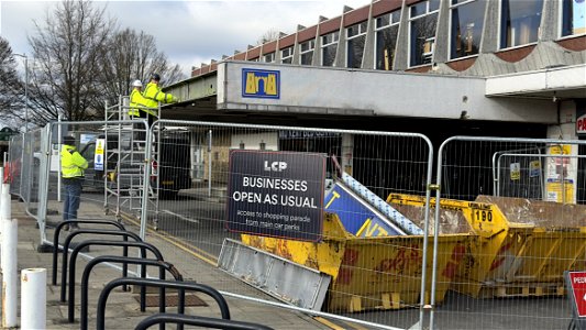 Mid Kent Shopping Centre. Canopy Removal