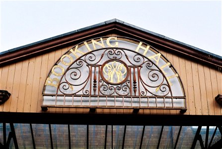More decorative ironwork outside Birmingham Moor Street station