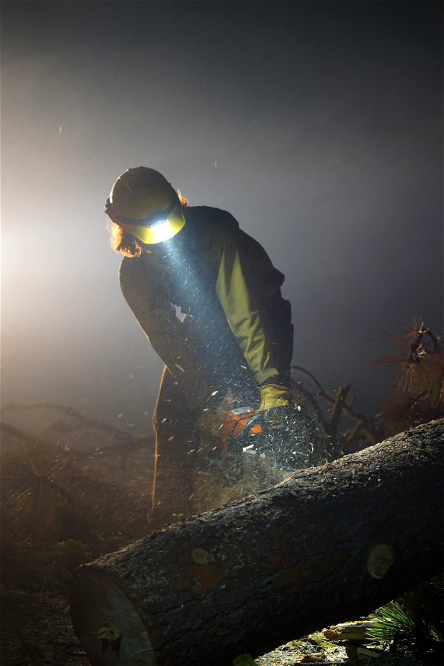 Night Shirt on the Cub Creek Fire