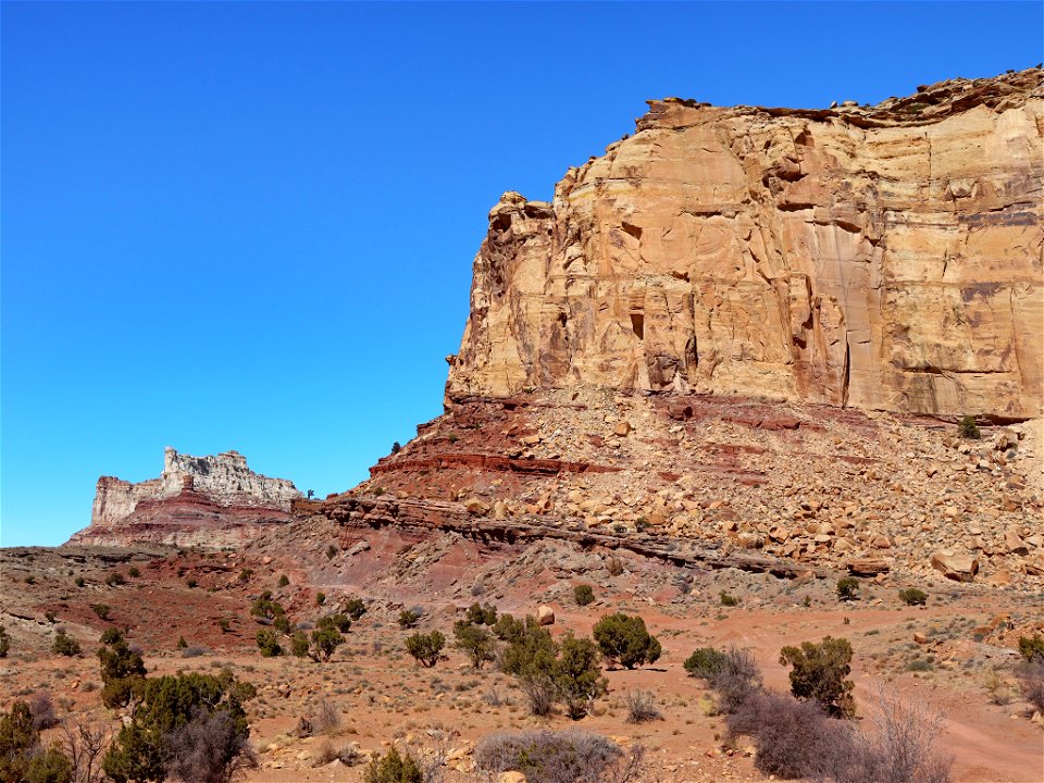 Temple Mountain at San Rafael Swell in UT photo