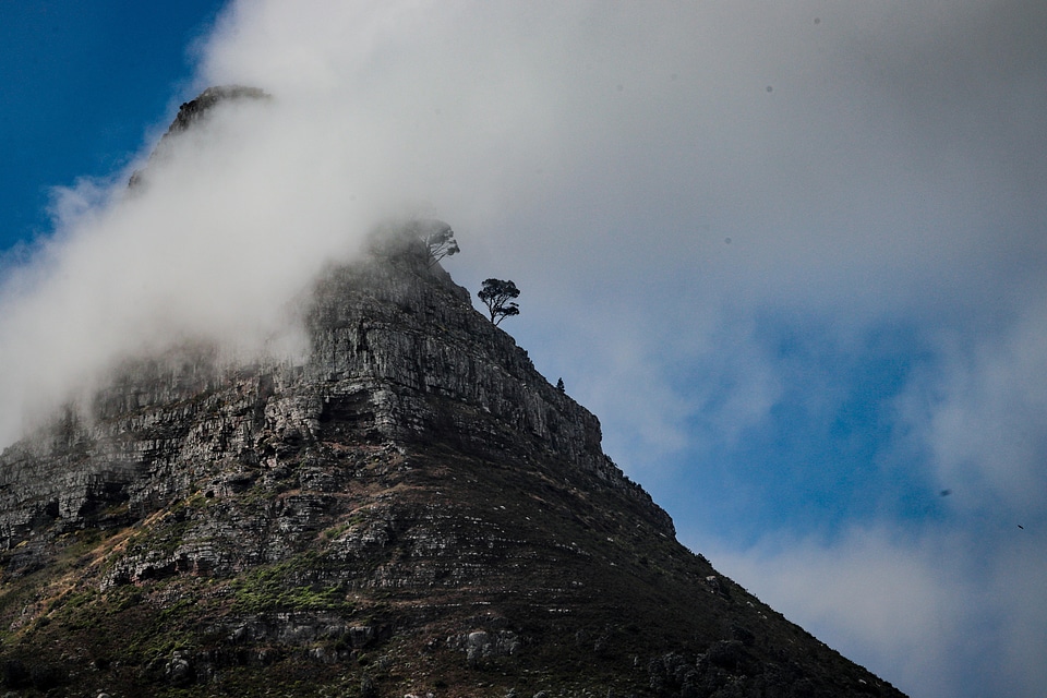 Mountain rock peak photo