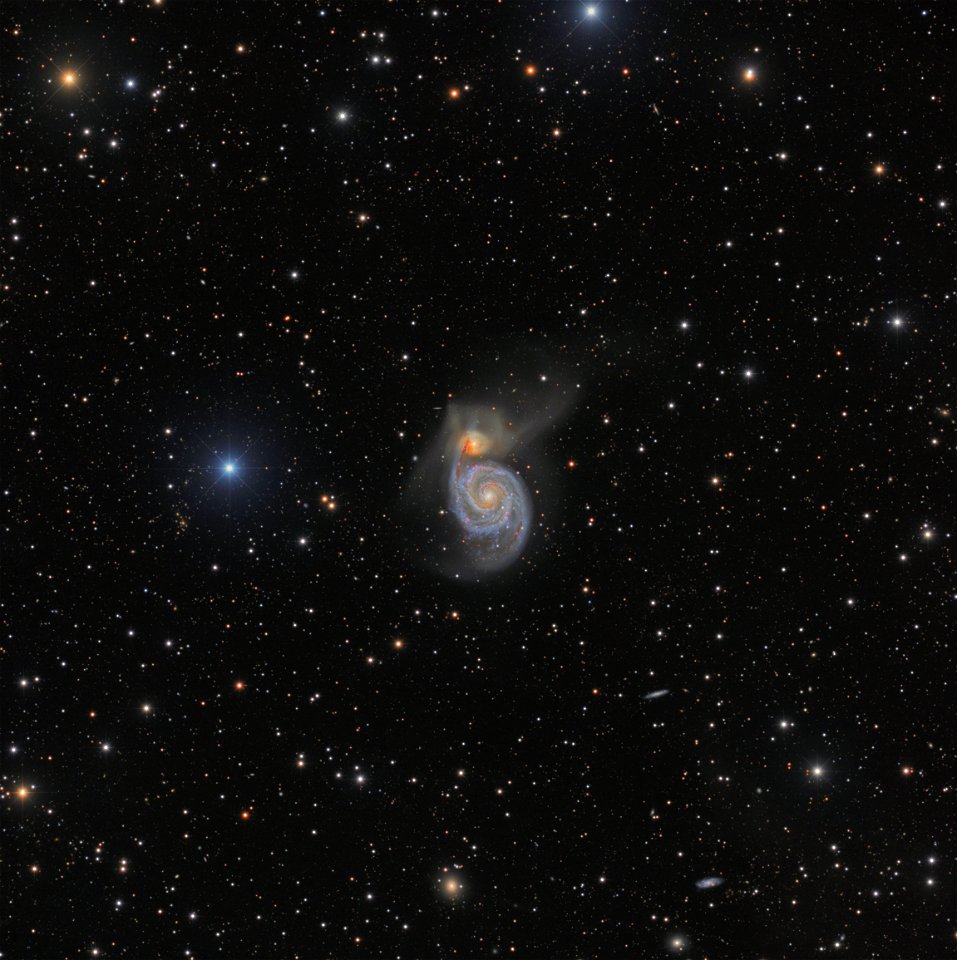 Messier 51 ultra-deep image