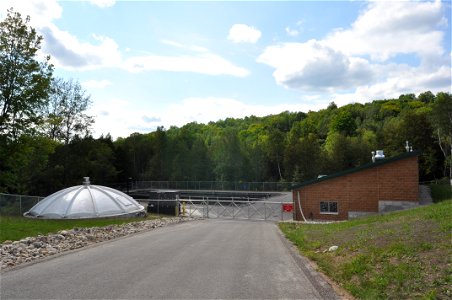 New effluent treatment facility. USFWS Photo.