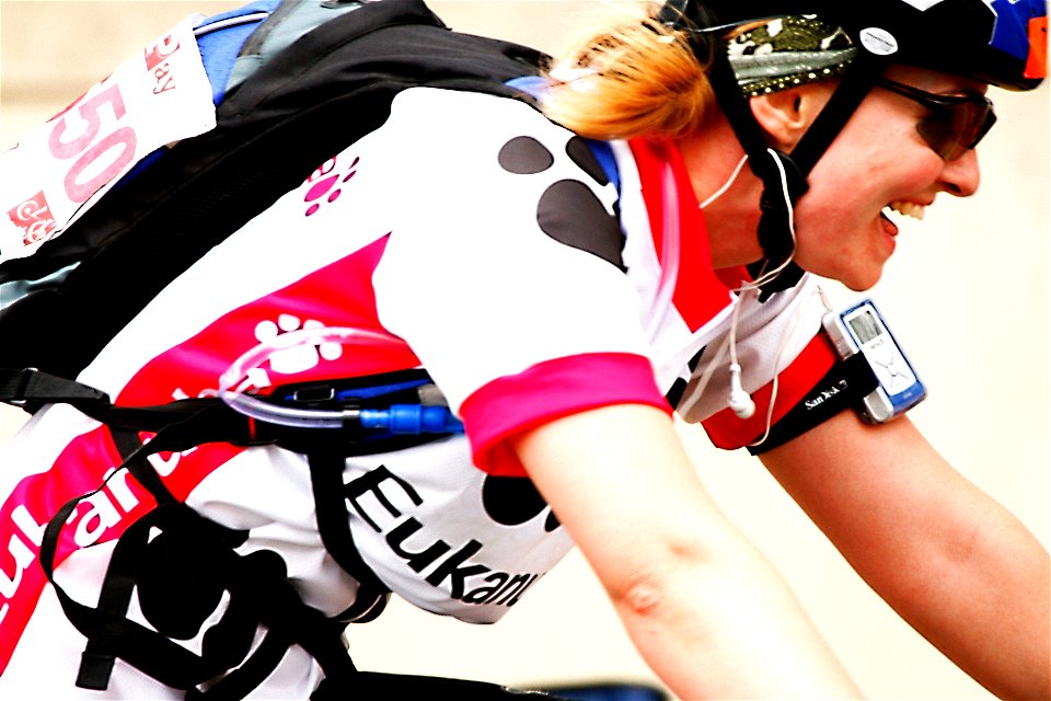 Johannesburg - 94.7 Cycle Race - Puppy power!