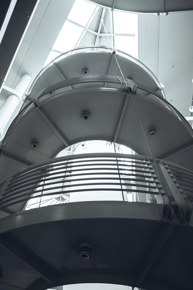 Architecture building inside