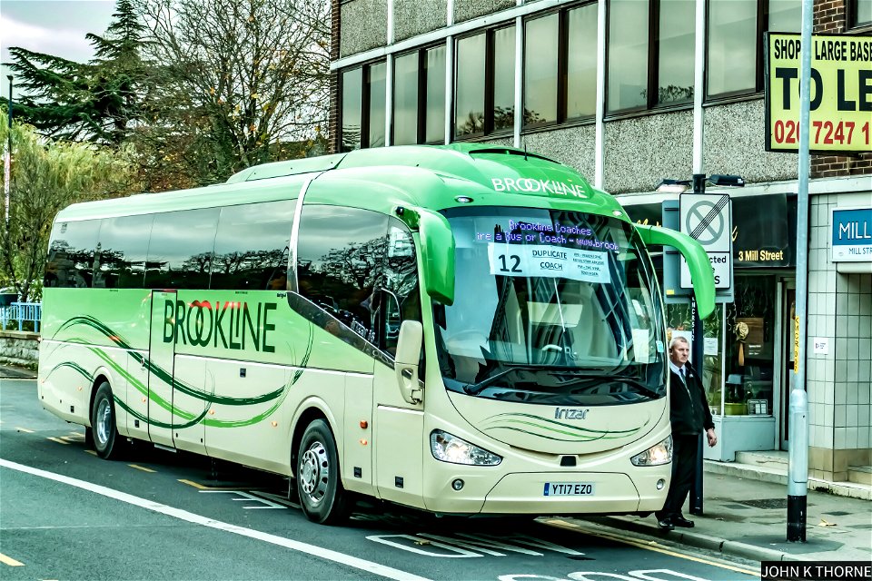 YT17EZO Brookline Coaches Service 12 Duplicate Coach