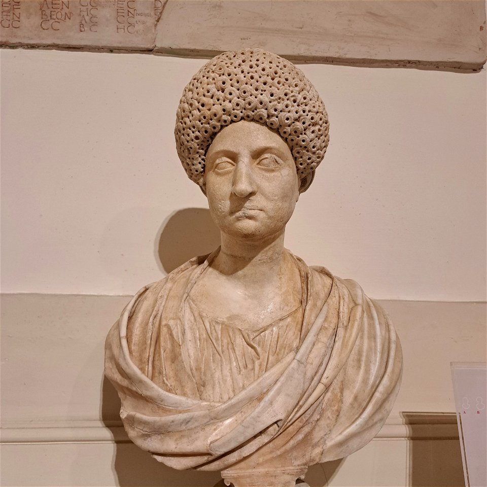 Flavian Hair doo Capitoline Museum Rome Italy