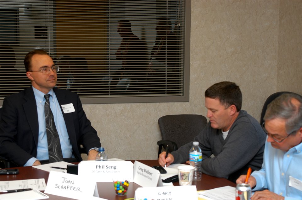 Phil Seng, facilitator, led the discussion
