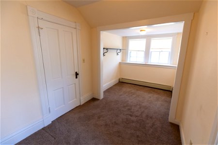 Housing improvement project goal 3 - Soap Suds Row housing: before bedroom (2)