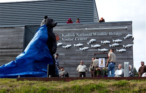 Kodiak Bear Sculpture Ceremony