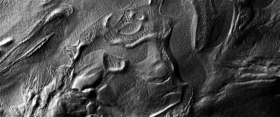 Flow Features in Nereidum Montes