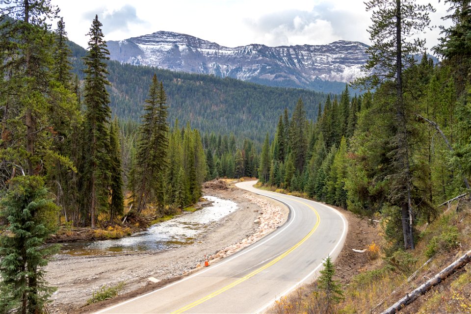 Northeast Entrance Road Improvement Reopening day October 15, 2022: section 1 completed
