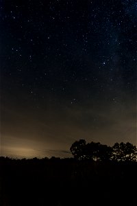 Stars in the Night Sky at Big Meadows photo