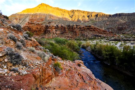 MAY 18 Landscape in the Virgin River Canyon Recreation Area photo
