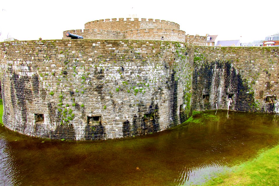 DEAL CASTLE The Moat is flooded due to lots of rain.