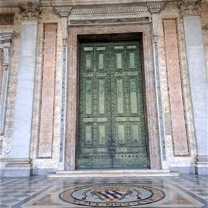 Curio Door San Giovanni in Laterano Rome Italy photo