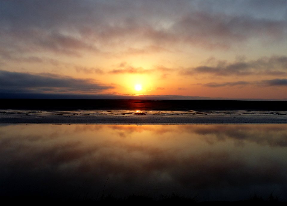 Sunset over Tutakoke River