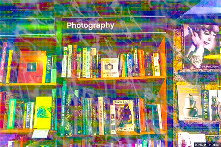 My Psychedelic Ocular Migraine in Waterstones Bookstore.