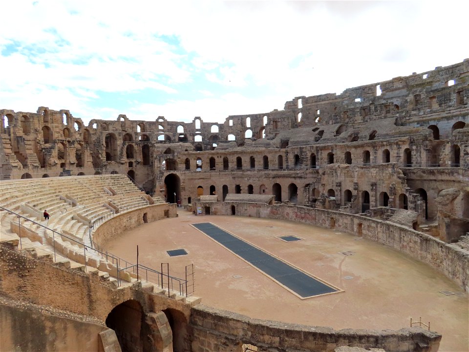 Just us Amphitheatre of El Jem Tunisia