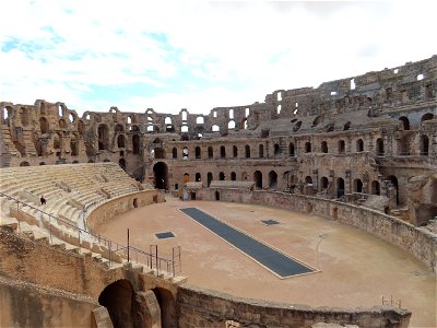 Just us Amphitheatre of El Jem Tunisia photo