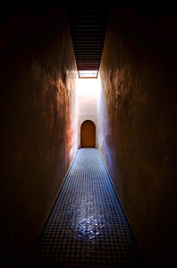 Alley building door